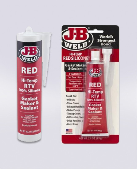 J-B WELD  HI-TEMP RED SILICONE GASKET MAKER & SEALANT